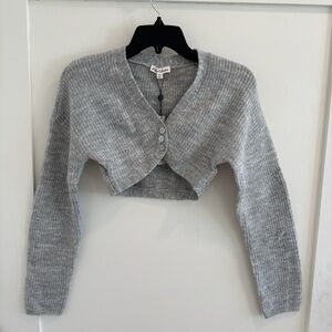 For Love & Lemons Cropped Knit Sweater - NWT MSRP $198